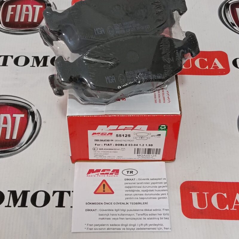 Ön Fren Balatası - Fiat Doblo 3-4 1.2 1.9d Mga55125